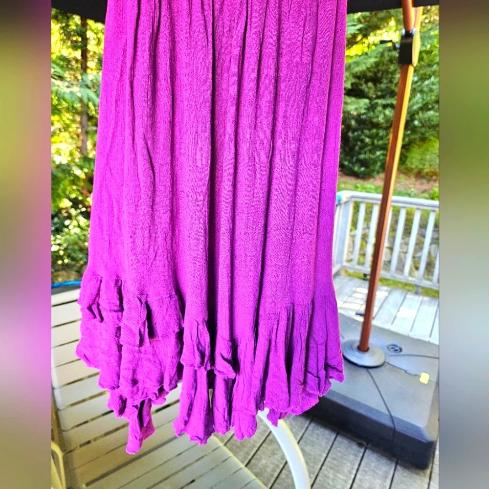 Nwot Free People One FP Adella dress in Red And Purple - Picture 9 of 15